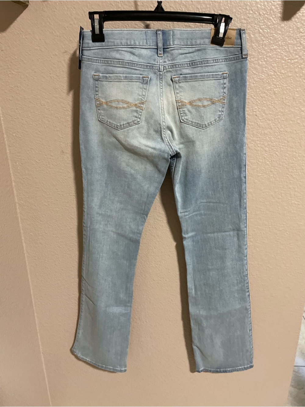 abercrombie kids Light Blue low rise bootcut Jeans NEW